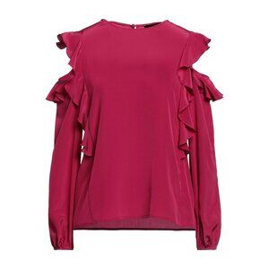 MARANI 100% Silk blouse open shoulder top